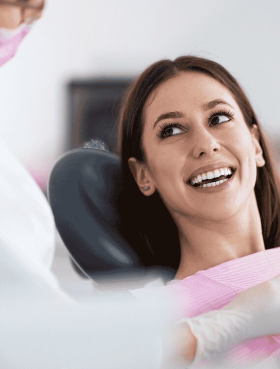 happy dental patient